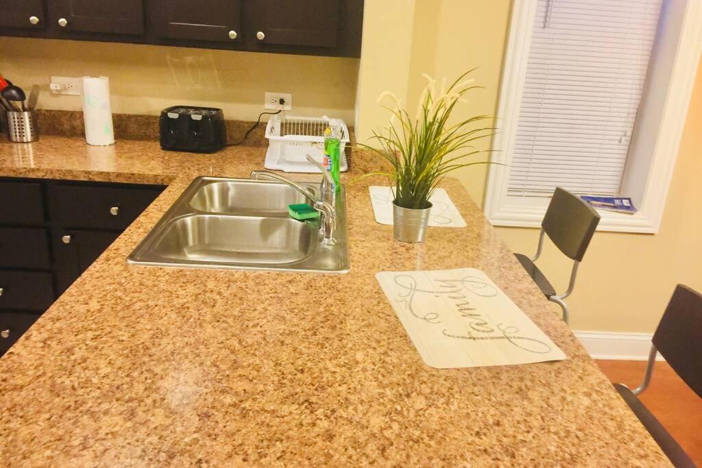 Entire Modern 2 Bedroom Apartment Chicago Bagian luar foto